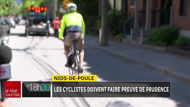 Tour de l'île : plus de 250 nids-de-poule sur le parcours à Montréal