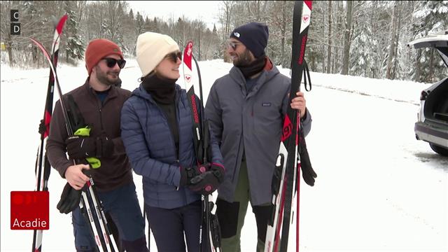 Les chutes de neige ravissent les amateurs de sports d'hiver à Campbellton