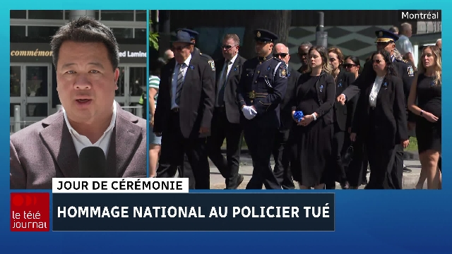 Jour de cérémonie : Hommage national au policier tué
