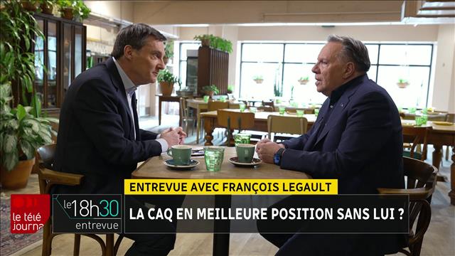 François Legault dresse le bilan de ses années au pouvoir avec Patrice Roy