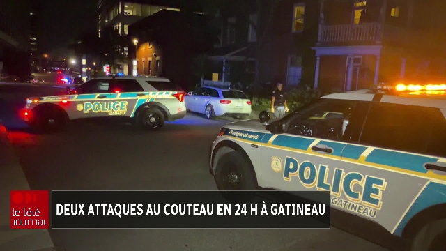 Deux attaques au couteau en 24 heures à Gatineau