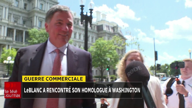 Négociations commerciales : Dominic LeBlanc rencontre son homologue américain