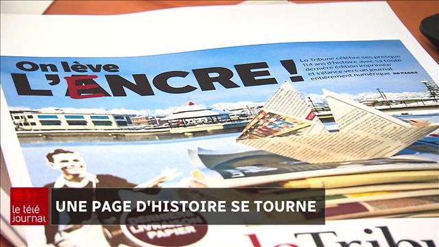 Une page se tourne pour La Tribune avec sa dernière édition papier