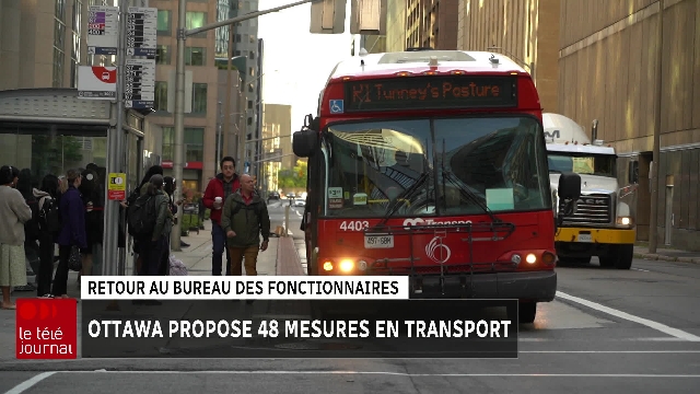 Fonctionaires au bureau : la Ville d'Ottawa veut améliorer son système de transport