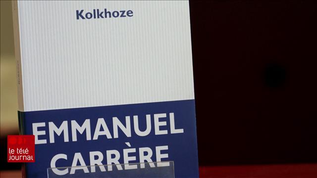 Patrice Roy rencontre l'écrivain Emmanuel Carrère à Paris