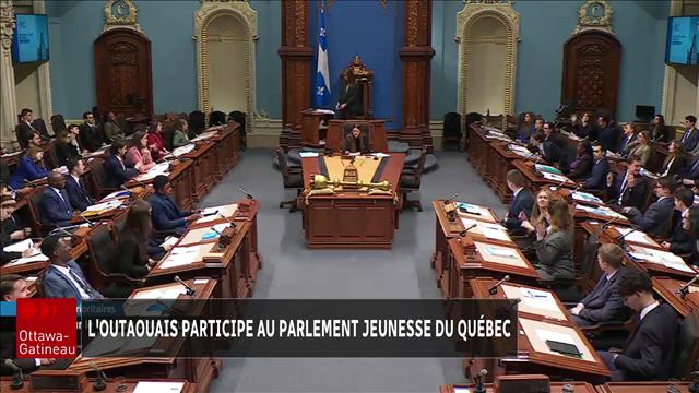 Deux jeunes de l'Outaouais participent au parlement jeunesse du Québec ...