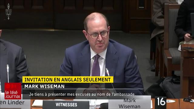 Invitation en anglais seulement : l'ambassadeur Mike Wiseman sous le feu des critiques
