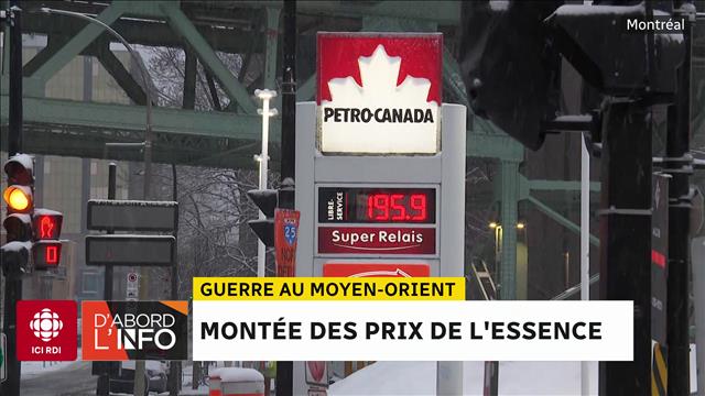 Montée du prix de l'essence