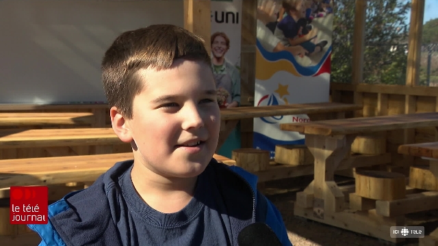 Une classe extérieure inaugurée à l’École Léandre-LeGresley