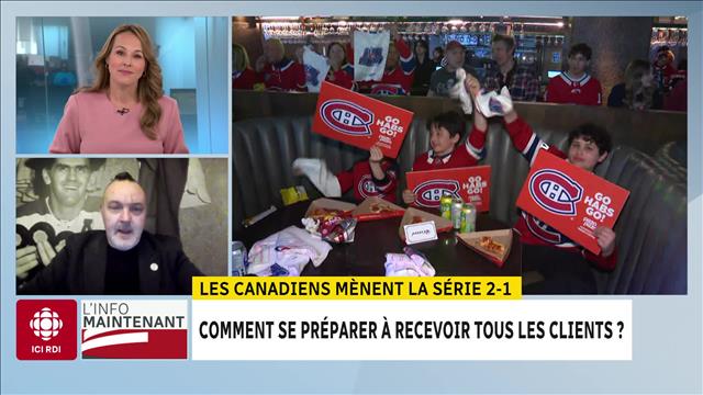 Le Canadien en séries : le bonheur des restaurateurs
