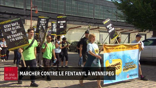 Marcher pour sensibiliser aux dangers du fentanyl