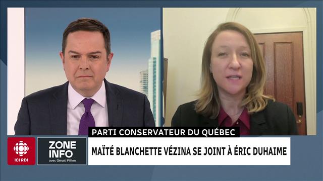 Blanchette Vézina au PCQ : « On partage des valeurs communes »