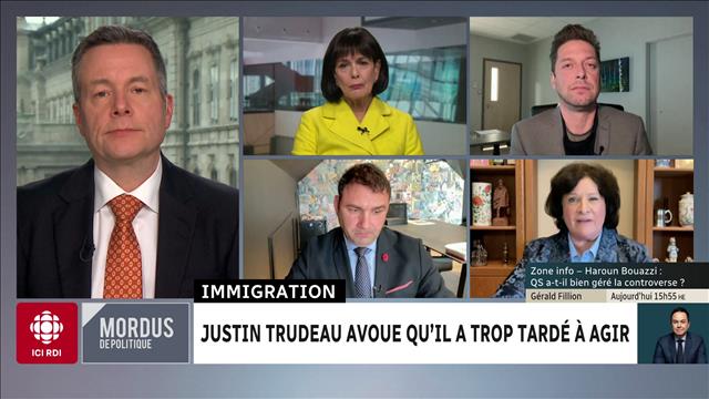 Immigration : J. Trudeau avoue qu'il a tardé à agir | Mordus de politique