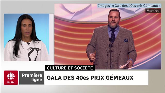 Les grands gagnants des 40es prix Gémeaux