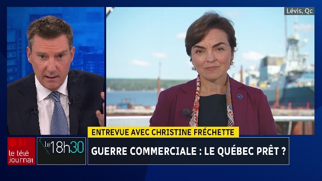 Le Québec est-il prêt à faire face à Trump? L'entrevue de Patrice Roy avec Christine Fréchette