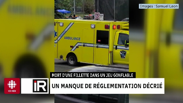 Décès d’une enfant dans un jeu gonflable: cette industrie n’est pas règlementée