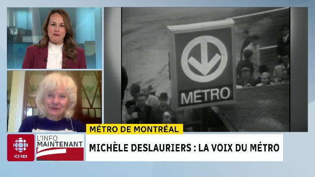 Michèle Deslauriers, la voix du métro de Montréal