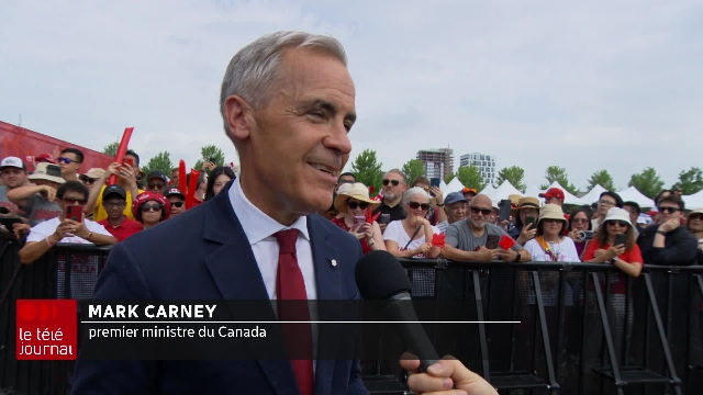 Mark Carney et Justin Trudeau lancent un appel à l'unité à la Fête du Canada à Ottawa