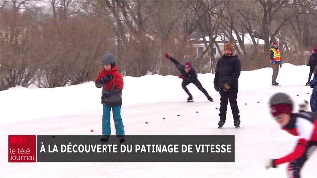 Découvrir le patinage de vitesse sur la plus grande piste winnipégoise