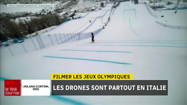 Les drones sont omniprésents aux Jeux olympiques de Milan-Cortina