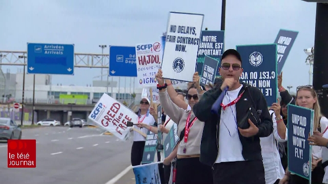 Les agents de bord de WestJet entrent en grève