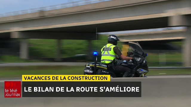 Vacances de la construction : moins de décès sur les routes que l’an dernier