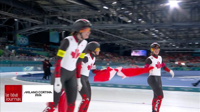Les patineuses canadiennes remportent l’épreuve de poursuite par équipe