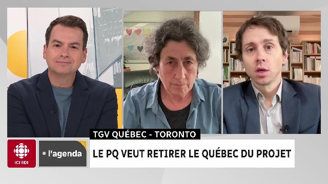 Le PQ change de voie sur le TGV