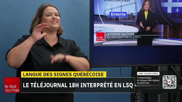 Le Téléjournal 18h maintenant disponible en LSQ
