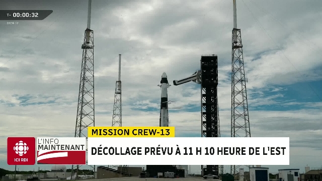 Lancement réussi pour la mission Crew-13