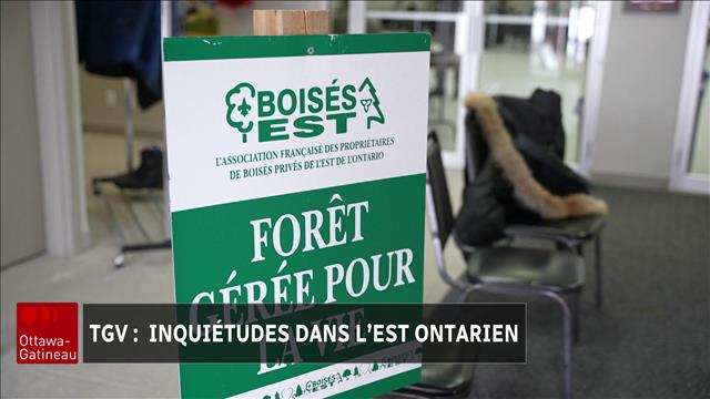 TGV : Inquiétudes dans l’est ontarien