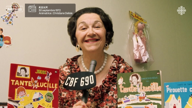 Tante Lucille : l'animatrice qui a bercé les tout-petits à Radio-Canada