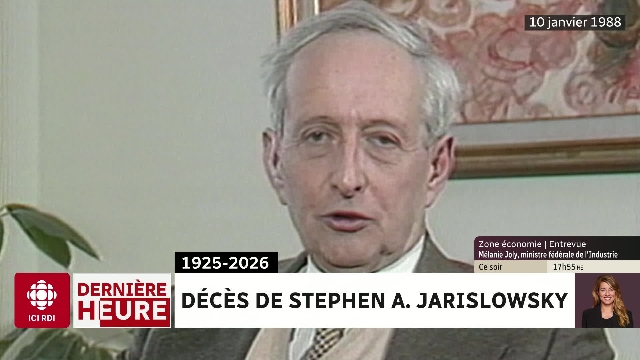 Mort du financier montréalais Stephen A. Jarislowsky : retour sur sa carrière