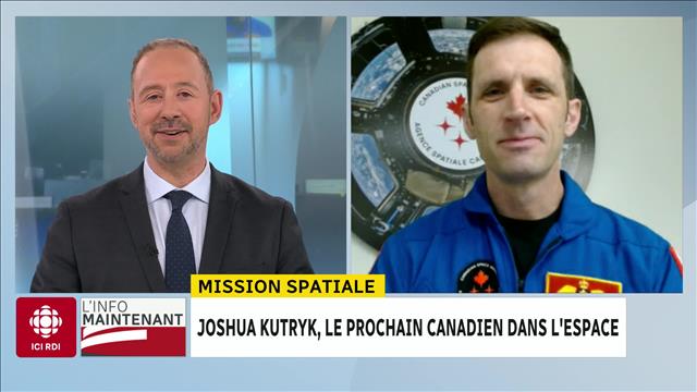 Le prochain voyage du Canadien Joshua Kutryk dans la Station spatiale internationale