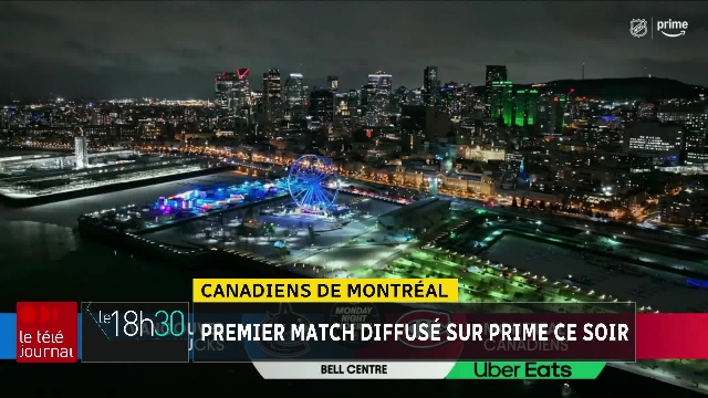 Canadien de Montréal : un premier match diffusé exclusivement sur Amazon Prime