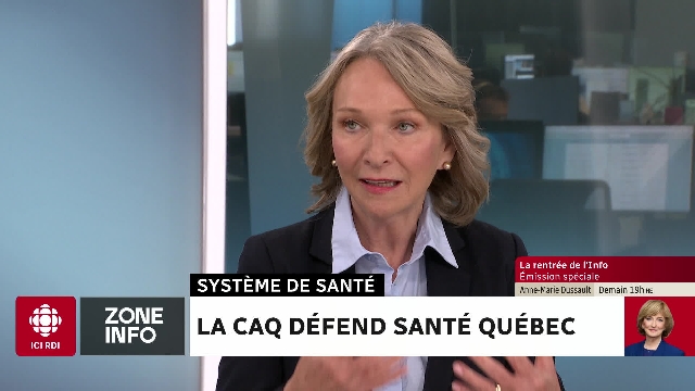 Faut-il abolir Santé Québec ? La ministre Bélanger n'est pas d'accord