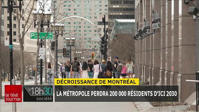 Décroissance démographique : Montréal perdra 200 000 résidents d'ici 2030