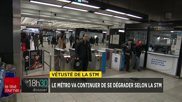 Plus de la moitié des stations de métro de la STM en mauvais état