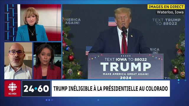 24.60 : Trump inéligible à la présidentielle 2024 au Colorado | Radio ...