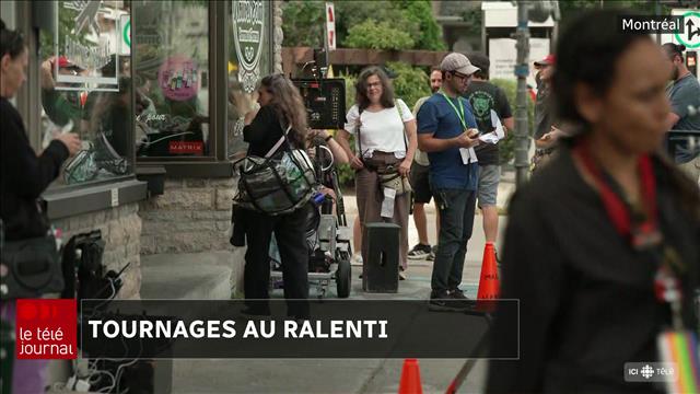 Moins de tournage de séries télévisées au Québec cet été