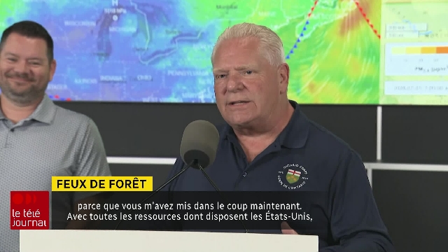 Fumée des feux de forêt : tensions entre Doug Ford et Donald Trump
